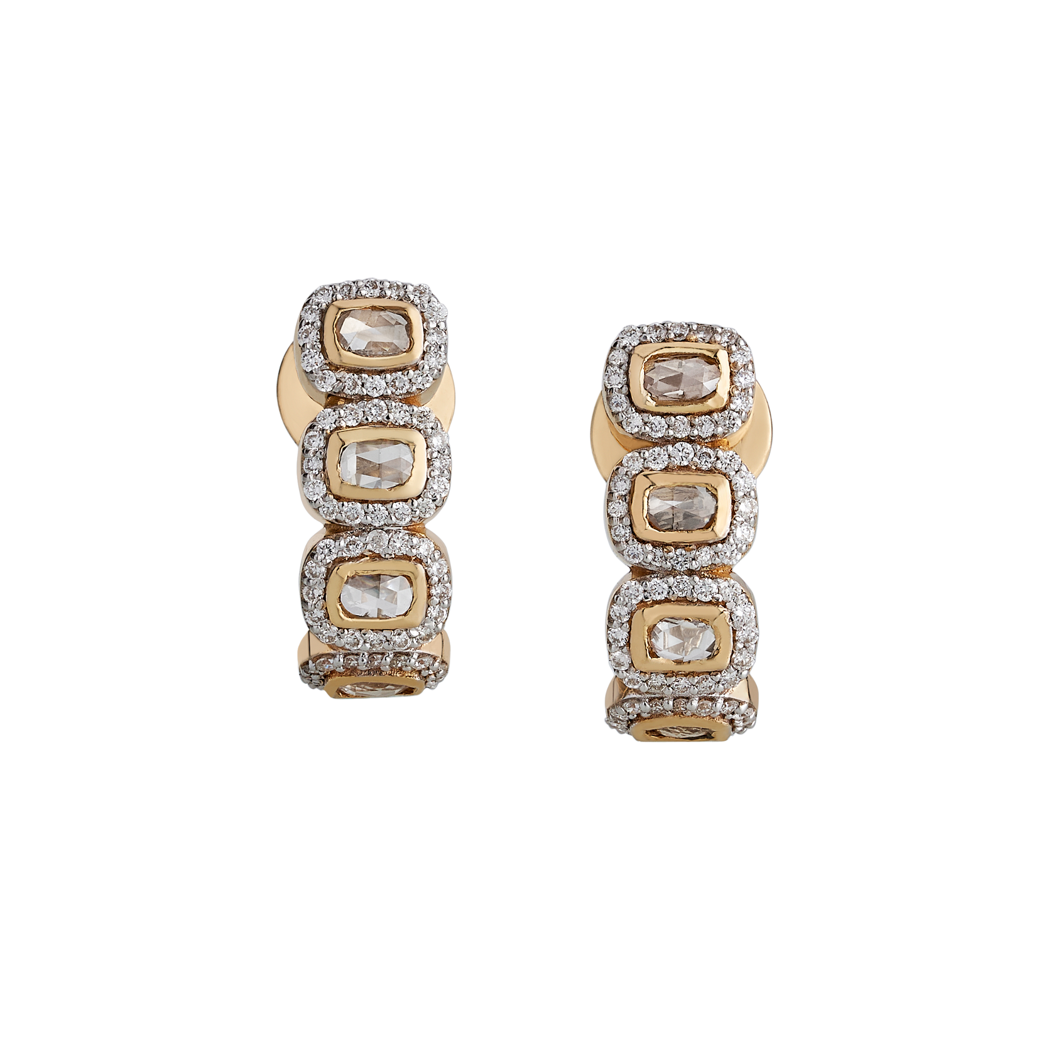 The Classic Rosecut Huggy Earrings