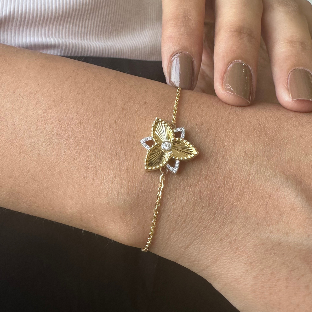 The gilded trillium bracelet