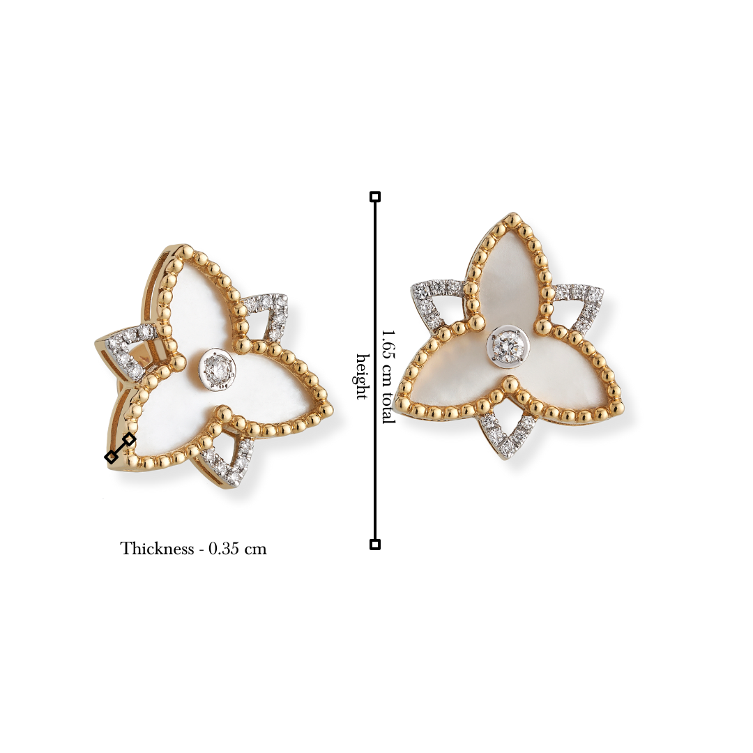 The Modern Trillium Earrings